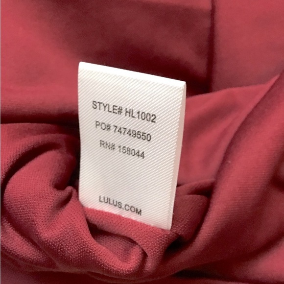 Lulu's Off-Shoulder Burgundy Mini Dress - Picture 12 of 13